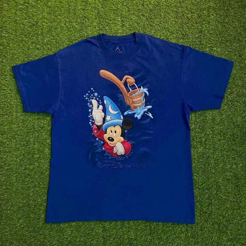 HANES- WALT DISNEY WORLD DISNEY MAGICAL MICKY MOUSE GRAPHIC UNISEX T-SHIRT - Picture 4 of 8